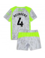 Manchester City Tijjani Reijnders #4 Alternativní dres pro děti 2025-26 Krátký Rukáv (+ trenýrky)